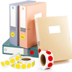 PARLAIM 2 Rolls 2000PCS 3/4" Round Circle Color-Code Dot Stickers, 2 Color - Image 4