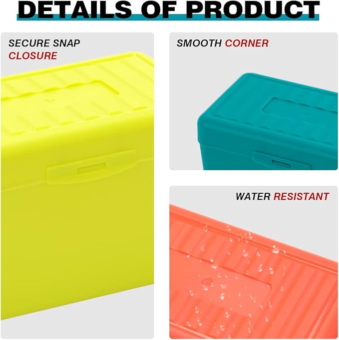 H4D Index Card Holder 3x5, Index Card Box Organizer Case, 3x5 Flash Note Card - Image 5
