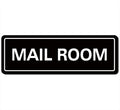 Mail Room Sign – Premium Frosted Acrylic Material, Strong Self-Adhesive by Unknown