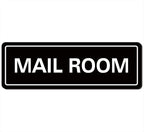 Mail Room Sign – Premium Frosted Acrylic Material, Strong Self-Adhesive by Unknown