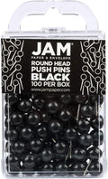 JAM PAPER Colorful Push Pins by JAMPaper
