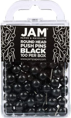 JAM PAPER Colorful Push Pins by JAMPaper