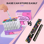 Arrtx Paint Markers Paint Pens 60 Colors, Acrylic Pens - Image 3
