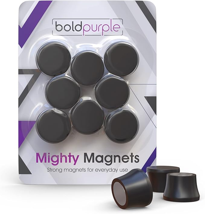 Strong Magnets for Whiteboard, Glassboard and Fridge. N54 Neodymium Rare Earth by boldpurple