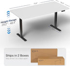 VIVO Electric 71 x 36 in Standing Desk, Memory Height Adjustment, 1B Series - Image 3