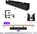 Under Desk Cable Management Tray 36" - Image 2