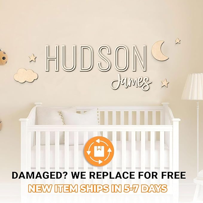Personalized Nursery Name Sign - Image 3