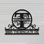 Custom Metal Signs | Personalized Monogram Name Sign | Outdoor Wall Art - Image 9