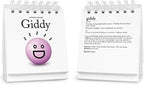 Genuine Fred THE DAILY MOOD Desktop Flipchart - 47 Moods - Helps Identify Emotions & Start Conversation - Fun & Functional Desk Accessories for home or office - Funny Gift for Coworkers - Office Gifts