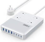 12-in-1 Charging Station USB C Power Strip by Kioson