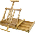 art alternatives bamboo ravenna tabletop sketch box easel, main product view