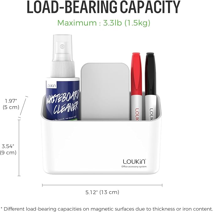 loukin Magnetic Marker Holder Set, Dry Erase Marker Holder, Dry Erase Accessory - Image 5