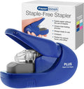 Plus Paper Clinch Compact Staple-Free Stapler by Plus