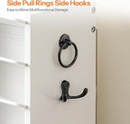 HOOBRO Wall File Organizer, Mail Organizer Wall Mounted, Wooden Literature - Image 7