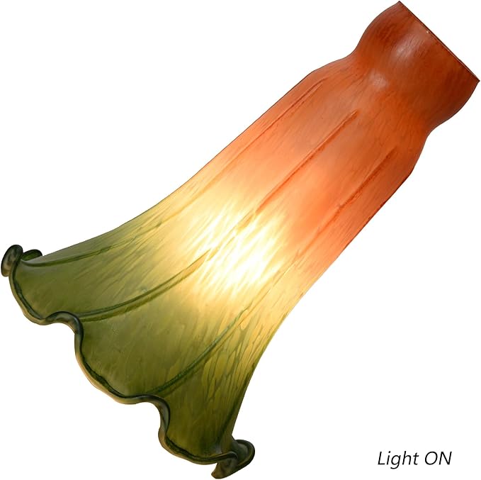 Bieye LS23 Lily Flower Blown Glass Lampshade - Image 2