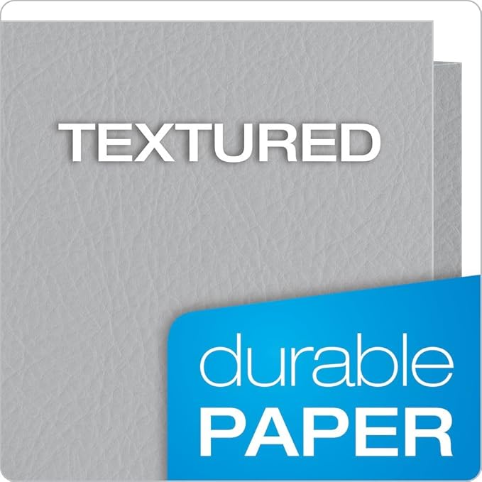 Oxford Twin-Pocket Folders, Textured Paper, Letter Size, Holds 100 Sheets - Image 4