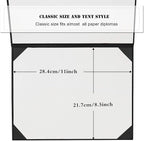 Diploma Cover 8.5” x11” Diploma Holder of Graduation Leatherette Padded - Image 2