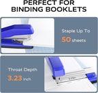 Marsrock Desktop Stapler, Swing-Arm Swivel Stapler, 50 Sheet Capacity, 2000 - Image 4