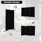 CHOSENM Room Divider, 3 Panel Folding Privacy Screens - Image 5