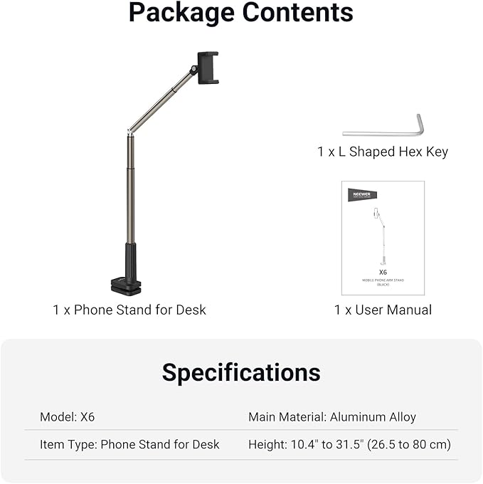 NEEWER Entry Level Version Phone Stand - Image 7
