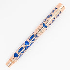 Conklin Endura Deco Crest Fountain Pen in Blue, Medium Nib, Premium Writing - Image 5