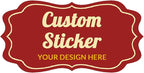 100-500 Pcs Custom Stickers Personalized Labels by Bemumley