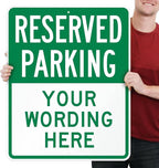 SmartSign 30 x 24 inch Custom “Reserved Parking” Metal Sign - Image 6