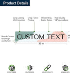 Custom Sign, Custom Street Sign, 11 Font Colors, 13 Font Styles, 4 Hole Options - Image 6