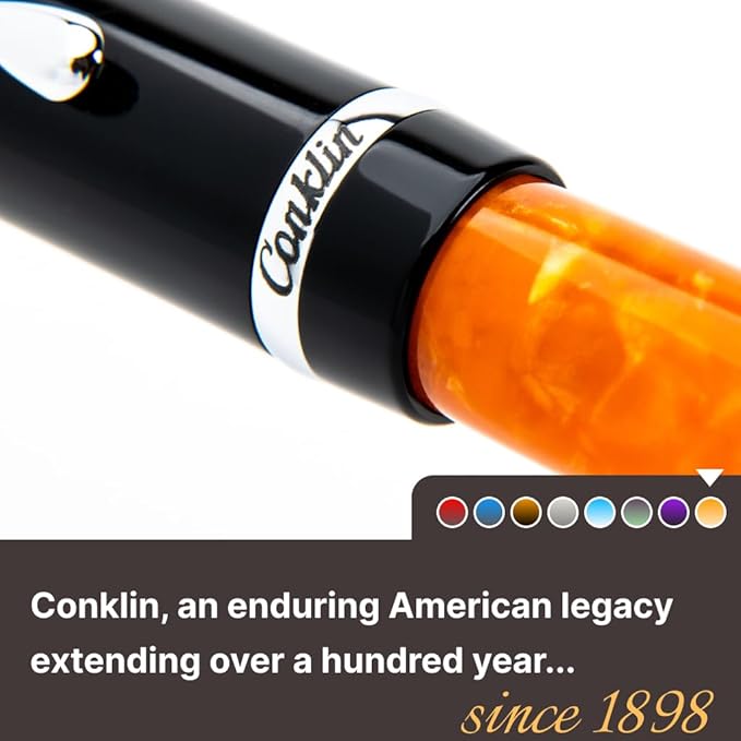 Conklin Duragraph Fountain Pen Orange Nights - Image 8