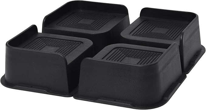 MXMZHXU Bed Risers 2 inch, 3 inch, 4 inch, 6 inch or 8 inch Heavy Duty by MXMZHXU