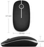 VssoPlor Wireless Mouse, 2.4G Slim Portable Computer Laptop Mouse - Image 5