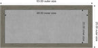 Amanti Art Grey Framed Magnetic Board 25x53 Oversize Vision Board - Image 3