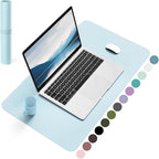 YSAGi Non-Slip Leather Desk Pad, Waterproof Laptop Computer Desk Keyboard Mat by YSAGi