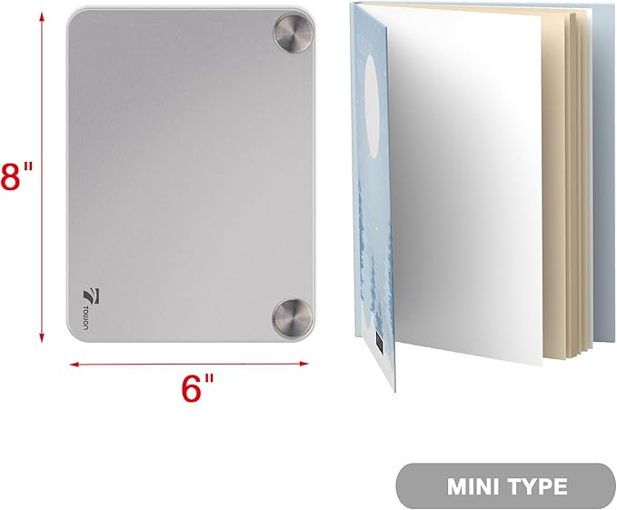 Silver Metallic Glossy Mirror Small Whiteboard - Image 7