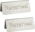 2 Pack Small Reserved Table Signs by MATIMASU