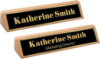 Custom Desk Wedge Name Plate - Image 2