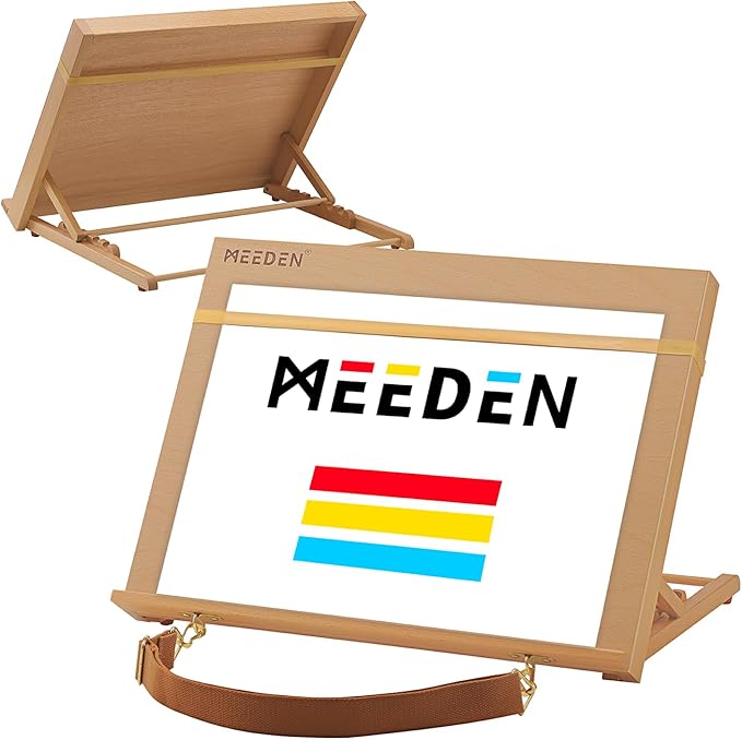 MEEDEN A3 Wooden Tabletop Easel by MEEDEN