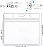 100 Pack Name Badge Holder - Image 2