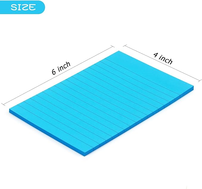Early Buy 6 Pads Lined Sticky Notes - Image 3