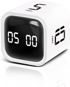 VEWINGL Cube Productivity Timer, 5/10/30/60 Min Presets + Custom Countdown by VEWINGL