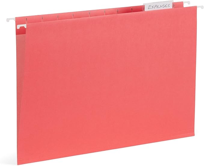 25 Blue Summit Supplies Pretty Hanging File Folders, Pastel Gem Tone Assorted - Image 7