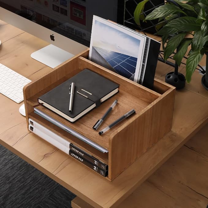DDYURI 3 Tier Desktop Letter Tray - Image 2