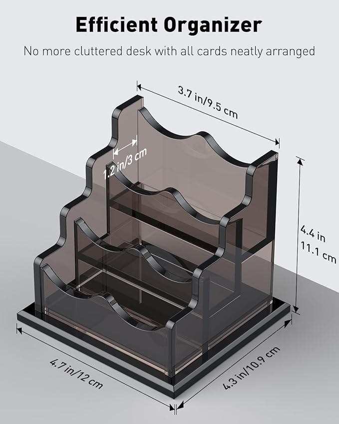 Uniclife Acrylic Business Card Holder - Image 3