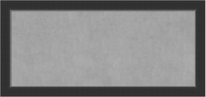Amanti Art Black Framed Magnetic Board 25x53 Oversize Vision Board by AmantiArt