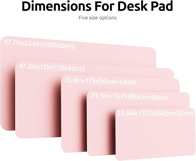 YSAGi Leather Desk Pad Protector, Office Desk Mat, Large Mouse Pad, Non-Slip PU - Image 4