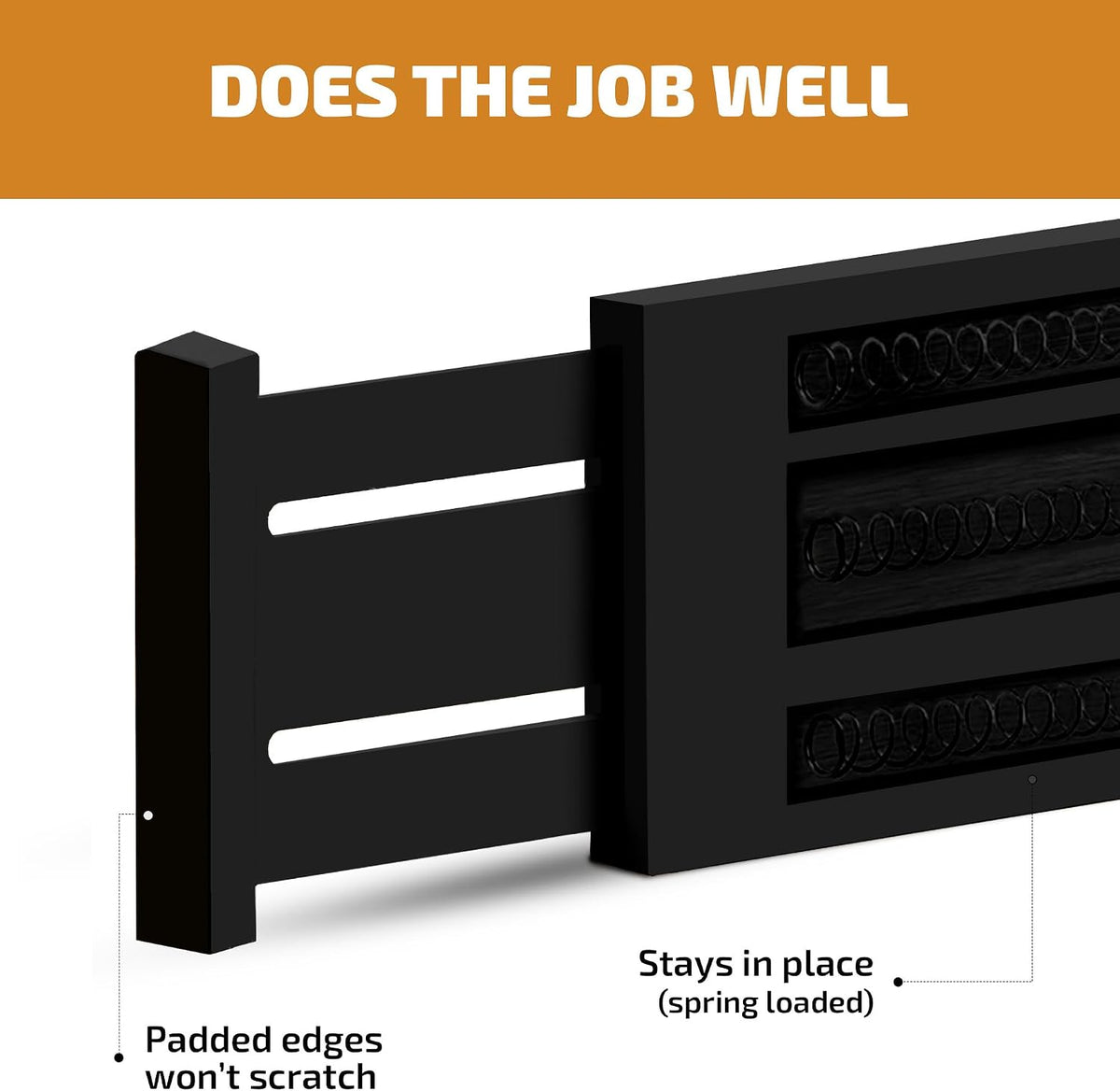 6 Pack Black Drawer Dividers - 6 Inch High for Deep Drawers, Adjustable 11.5 ...