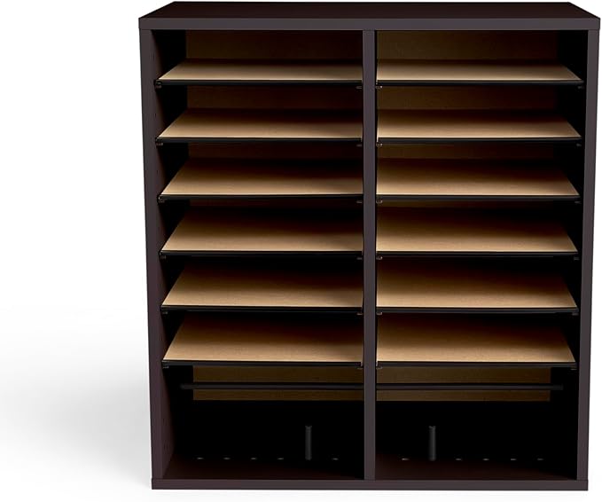 Safco Wooden Paper and Mail Organizer - Image 4