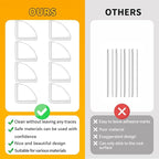 EBUKTUK 4pcs, Table Corner Protector, Corner Protector to Cover Sharp Furniture - Image 4