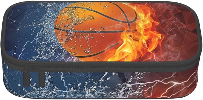 SNAPMADE Basketball Pencil Case Cool Sports-themed Pencil Box Portable Pen Bag - Image 5