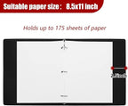 Vienrose 3 Ring Binder 1 Inch Round Rings - Image 3
